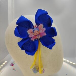 Blue Fairy Hair Bow for Kids